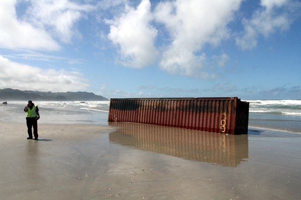 Wreckage, Rena Disaster, Oil Spill, Tauranga, New Zealand