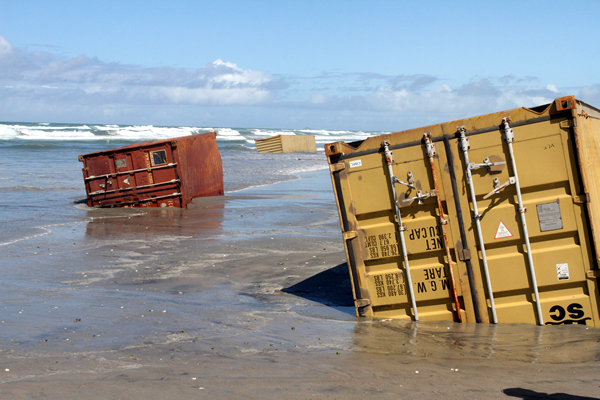 Wreckage, Rena Disaster, Oil Spill, Tauranga, New Zealand