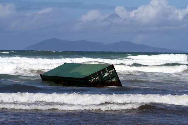 Wreckage, Rena Disaster, Oil Spill, Tauranga, New Zealand
