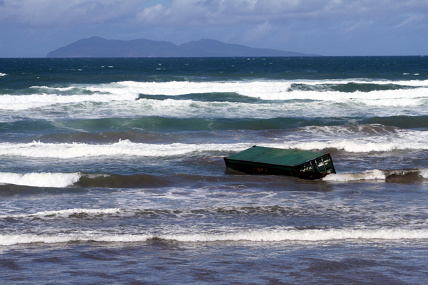 Wreckage, Rena Disaster, Oil Spill, Tauranga, New Zealand
