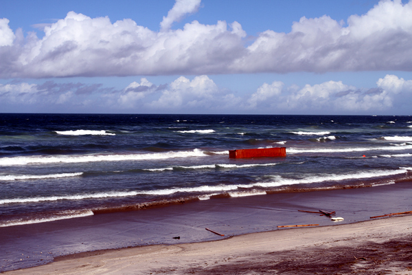 Wreckage, Rena Disaster, Oil Spill, Tauranga, New Zealand