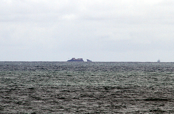 Wreckage, Rena Disaster, Oil Spill, Tauranga, New Zealand