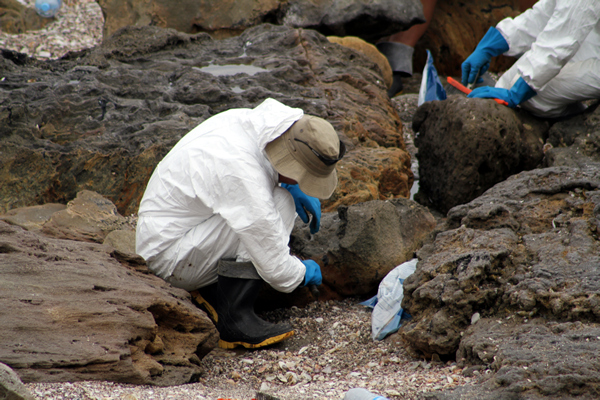 Wreckage, Rena Disaster, Oil Spill, Tauranga, New Zealand