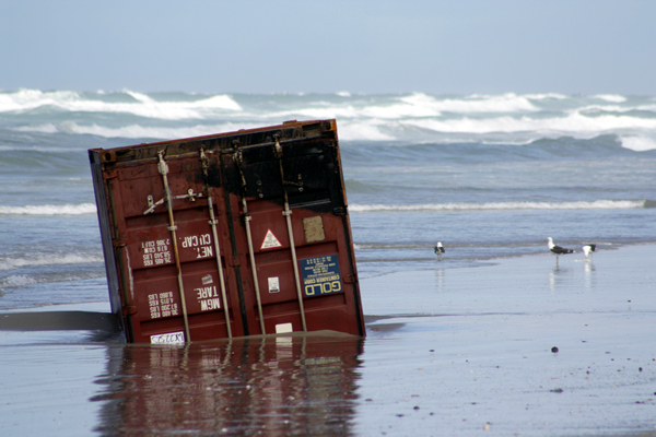 Wreckage, Rena Disaster, Oil Spill, Tauranga, New Zealand