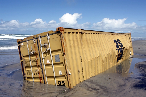 Wreckage, Rena Disaster, Oil Spill, Tauranga, New Zealand