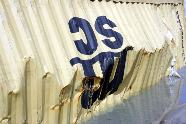 Wreckage, Rena Disaster, Oil Spill, Tauranga, New Zealand