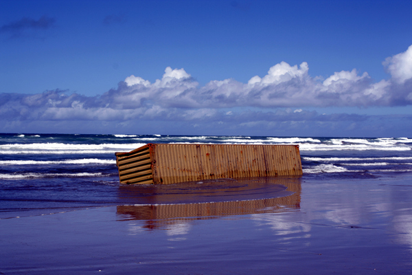 Wreckage, Rena Disaster, Oil Spill, Tauranga, New Zealand