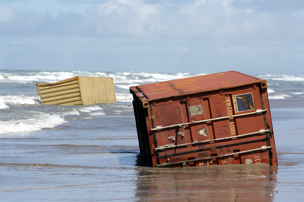Wreckage, Rena Disaster, Oil Spill, Tauranga, New Zealand